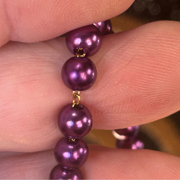 Handcrafted Victorian lady cameo brass filigree pendant beaded necklace - Picture 9 of 9